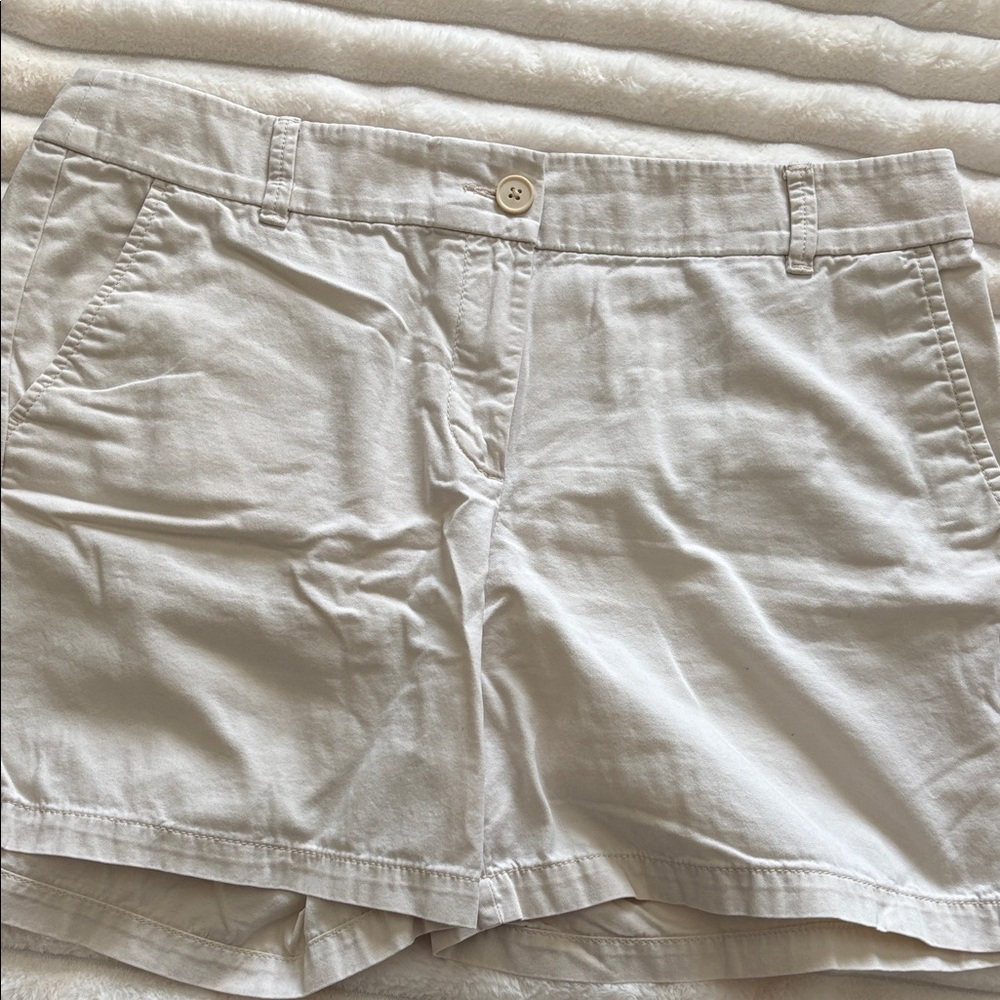 LOFT Women's Cream Chino Shorts